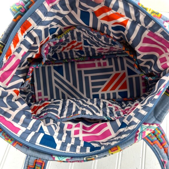 Vera Bradley Quilted Shoulder Bag In Multicolor Southwest Print - Picture 8 of 8